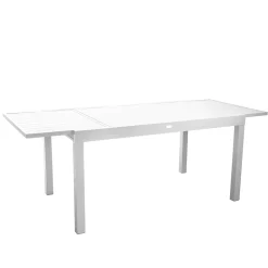 Tavolo Quadrato Allungabile a 180 cm Realizzato in Alluminio - Pennarello