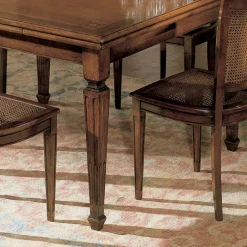 Tavolo Rettangolare con 4 Sedie in Legno Made in Italy - Angelite