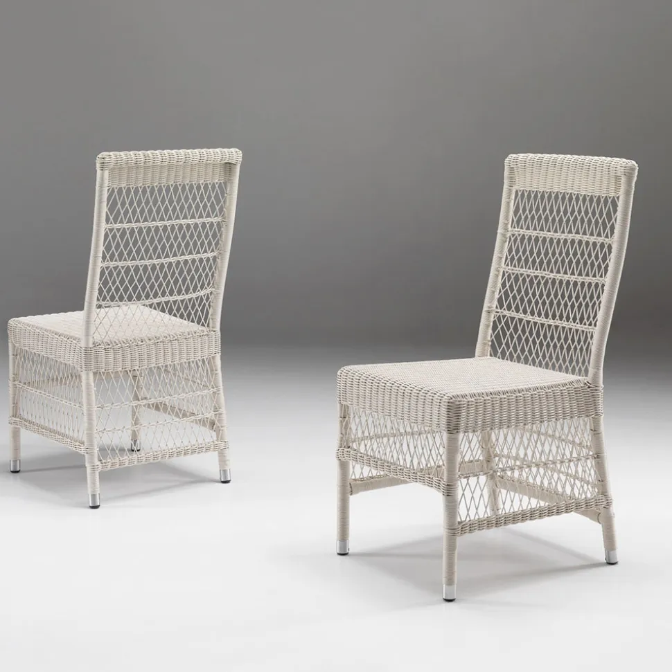 Tavolo Rettangolare da Giardino con 2 Poltroncine e 4 Sedie - Gigi