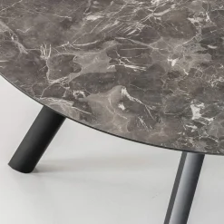 Tavolo Rotondo Allungabile a 170 cm in HPL Stratificato - Convivio