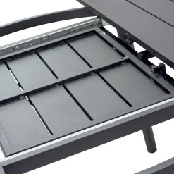 Tavolo Rotondo Allungabile a 170 cm in Alluminio Antracite - Rivara