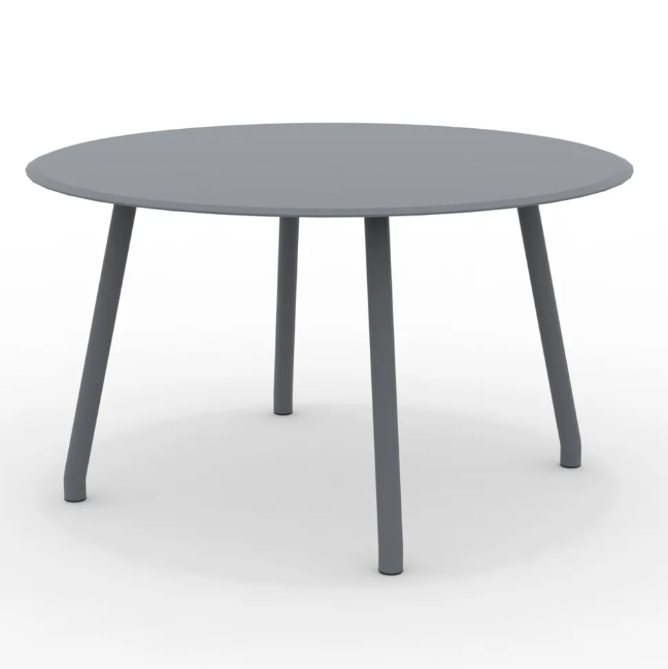 Tavolo Rotondo 130 cm da Esterno in Alluminio di Diverse Finiture - Risplendente
