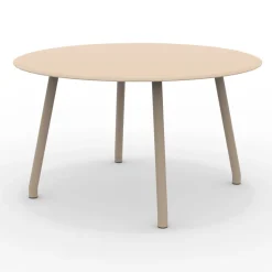 Tavolo Rotondo 130 cm da Esterno in Alluminio di Diverse Finiture - Risplendente