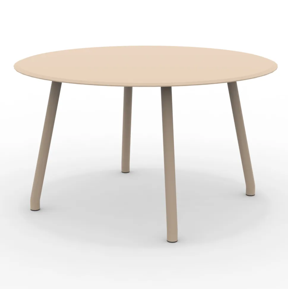 Tavolo Rotondo 130 cm da Esterno in Alluminio di Diverse Finiture - Risplendente