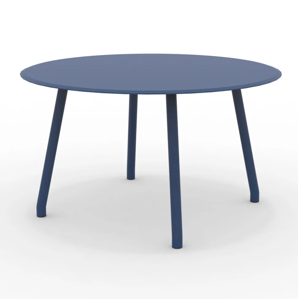 Tavolo Rotondo 130 cm da Esterno in Alluminio di Diverse Finiture - Risplendente