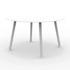 Tavolo Rotondo 130 cm da Esterno in Alluminio di Diverse Finiture - Risplendente