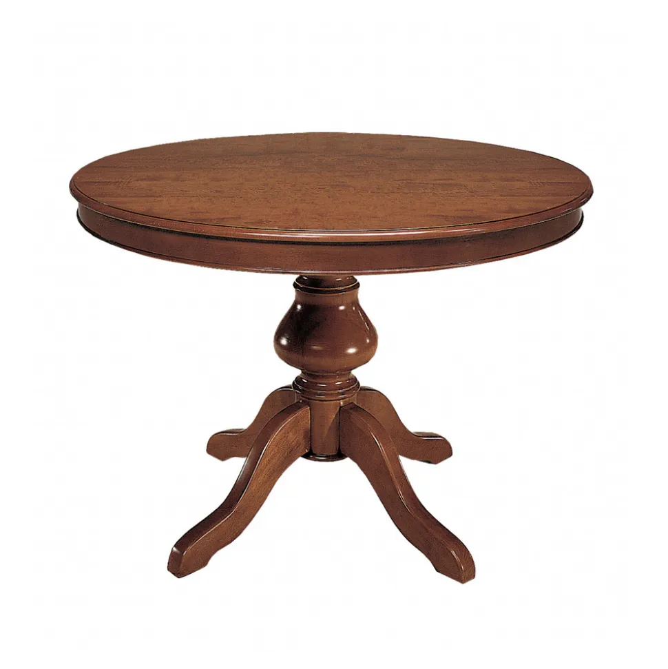 Tavolo Rotondo con Allunga da 34 cm Made in Italy - Tellus