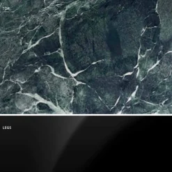 Tavolo Rotondo Moderno in Marmo di Carrara e Marquinia Made in Italy – Dollars