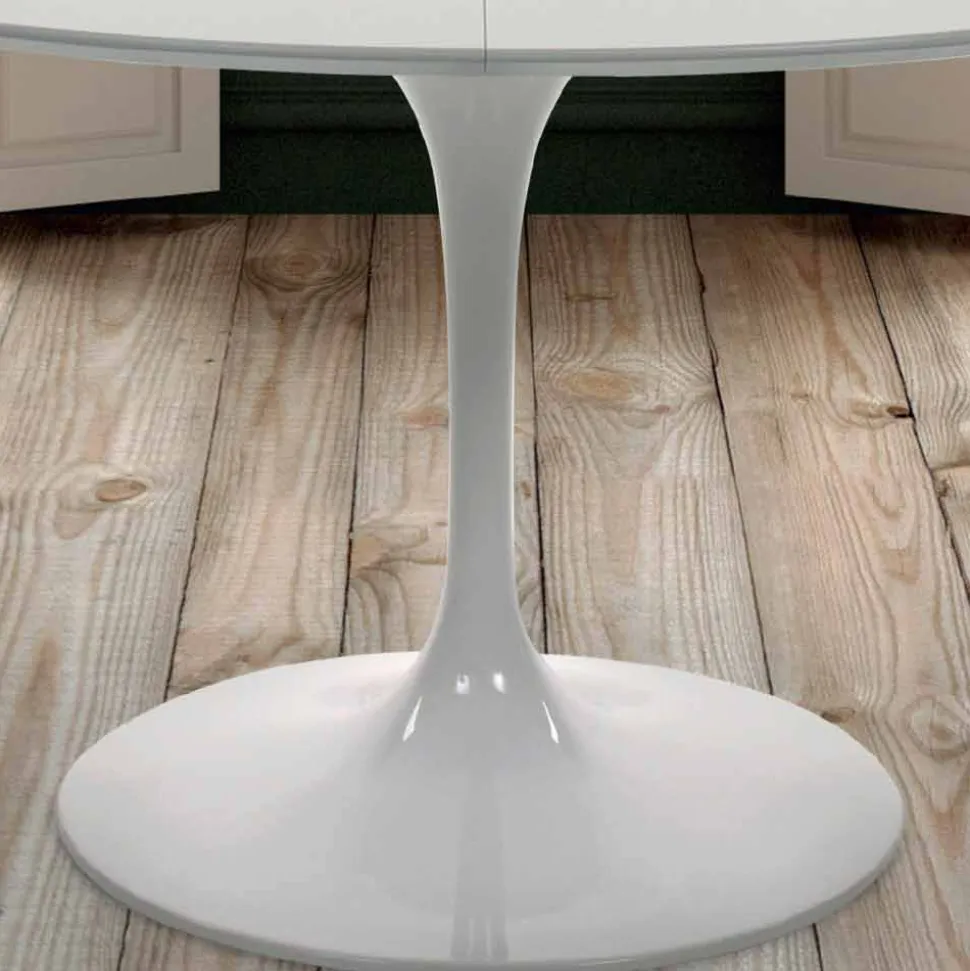 Tavolo Tondo Allungabile fino a 170 cm in Laminato Made in Italy – Dollars