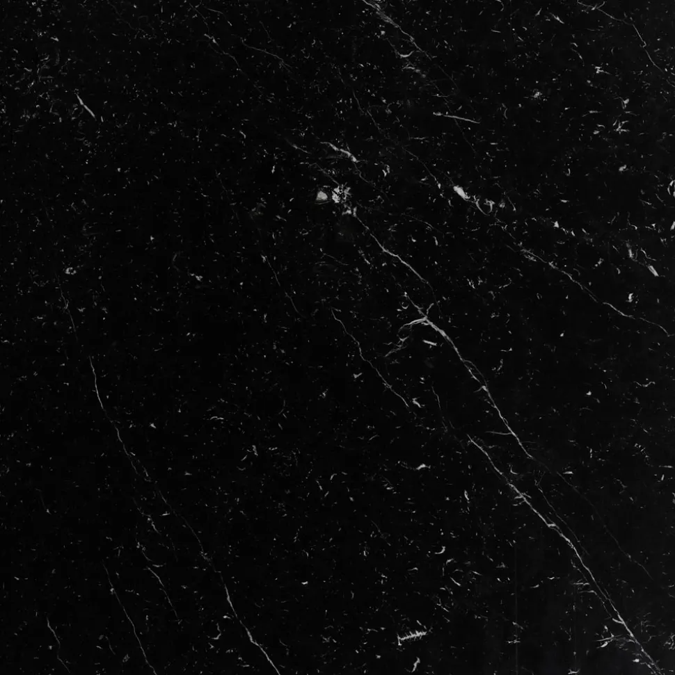 Tavolo Tulip Eero Saarinen H 74 Ovale in Marmo Nero Marquinia Made in Italy - Scarlet