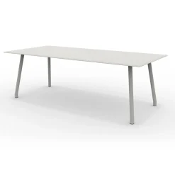Tavolo 220x100 cm da Esterno in Alluminio di Diverse Finiture - Risplendente