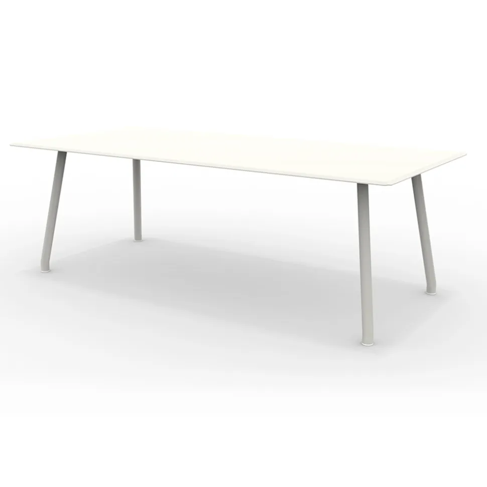 Tavolo 220x100 cm da Esterno in Alluminio di Diverse Finiture - Risplendente