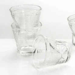 12 Tazzine Bicchieri Accartocciati da Caffè in Vetro Design Colorato - Sarabi