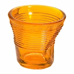12 Tazzine Bicchieri Accartocciati da Caffè in Vetro Design Colorato - Sarabi