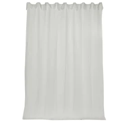 Tenda in Lino Leggero Bianco o Retrò e Organza con Laccetti di Lusso - Karnak