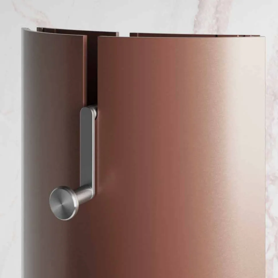 Termoarredo a Terra Elettrico con Led Design Singolo o Doppio a 500 W - Stilus
