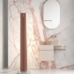 Termoarredo a Terra Elettrico con Led Design Singolo o Doppio a 500 W - Stilus