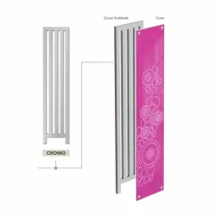 Termoarredo colorato idraulico design moderno New Dress by Scirocco H