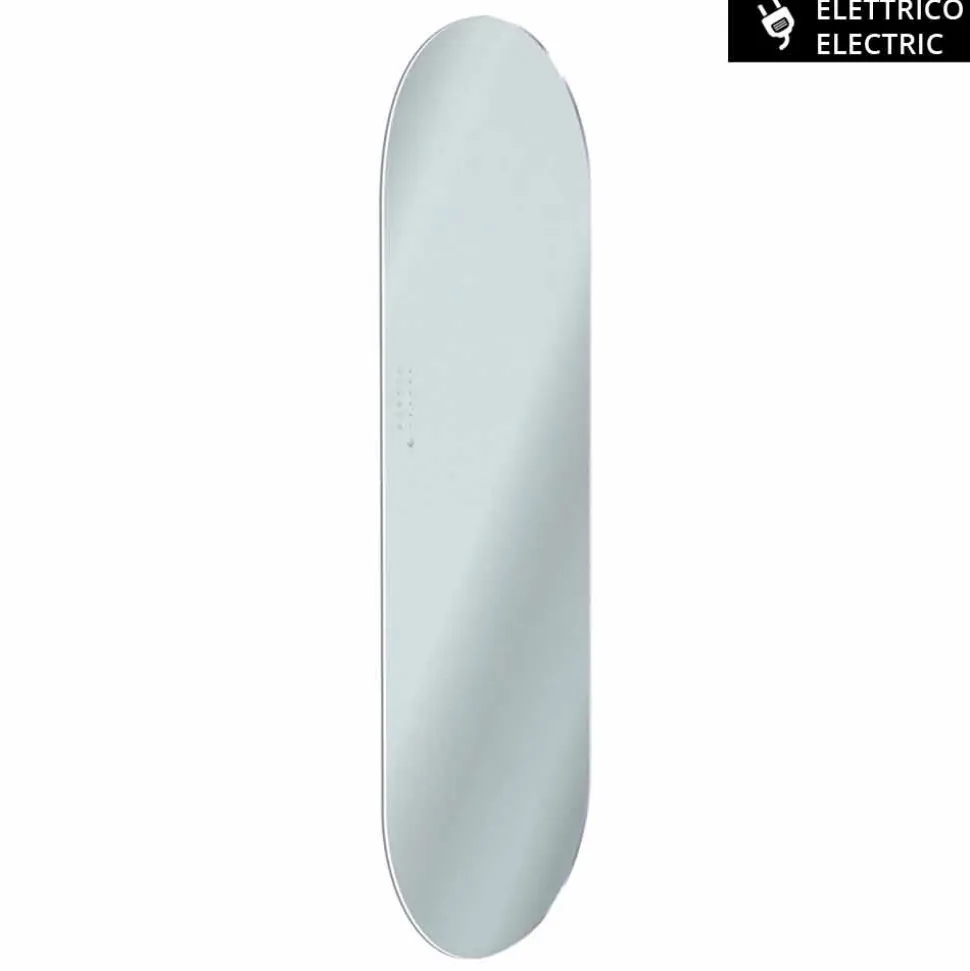 Termoarredo design elettrico in vetro temperato Brian, made in Italy