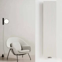 Termoarredo Design Verticale Idraulico a Parete in Acciaio a 900 W - 1000Righe