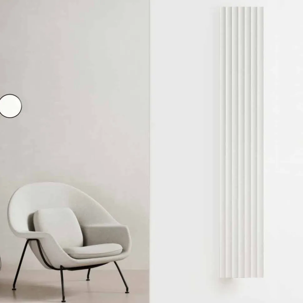 Termoarredo Elettrico a Parete Design in Alluminio Moderno a 1000 W - 100Righe
