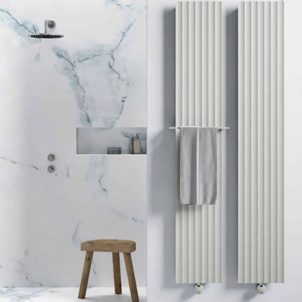 Termoarredo Elettrico a Parete Design in Alluminio Moderno a 1000 W - 100Righe
