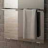 Termoarredo elettrico a raggi infrarossi design in vetro bianco Clear