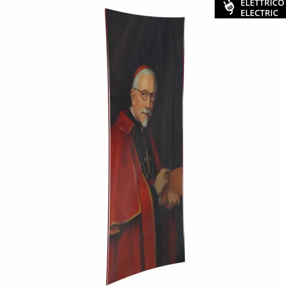 Termoarredo elettrico di design con foto in vetro temperato Barry