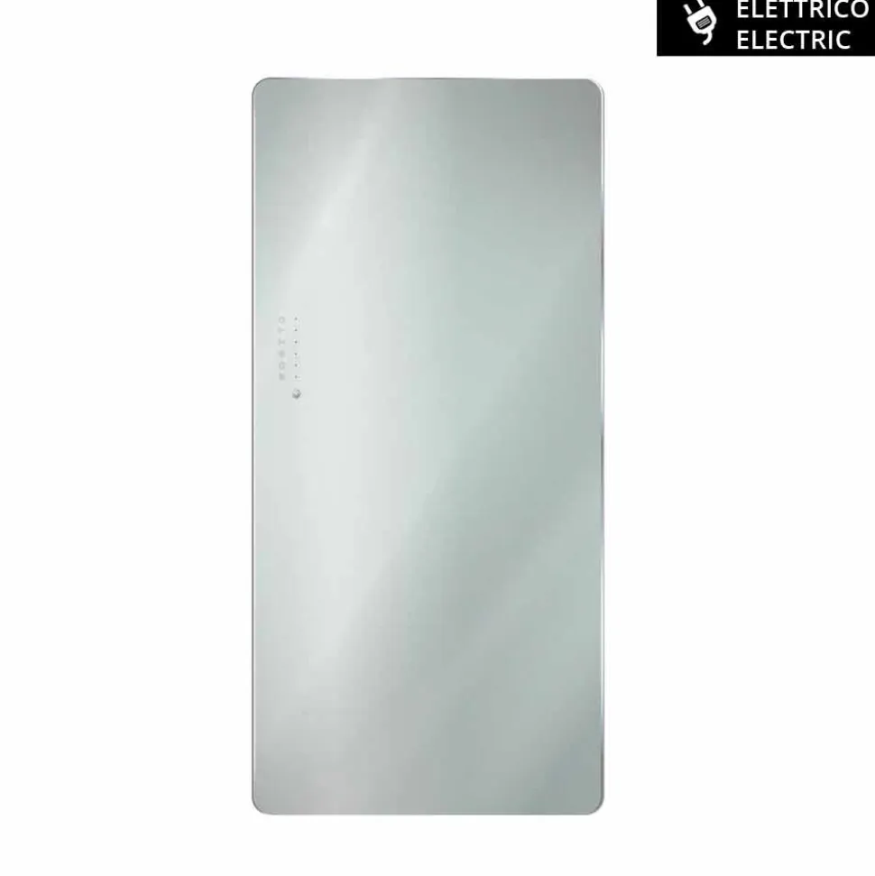 Termoarredo elettrico di design in vetro temperato Jonny