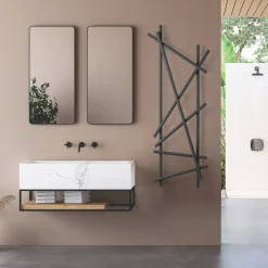 Termoarredo Elettrico in Acciaio con Tubi a Sezione Tonda Made in Italy - Random