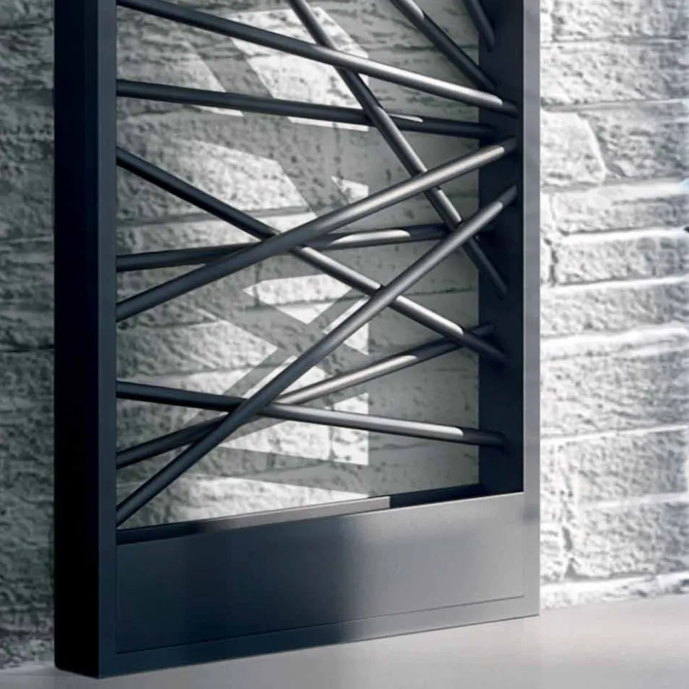 Termoarredo elettrico in acciaio,stile metropolitano Mikado Scirocco H