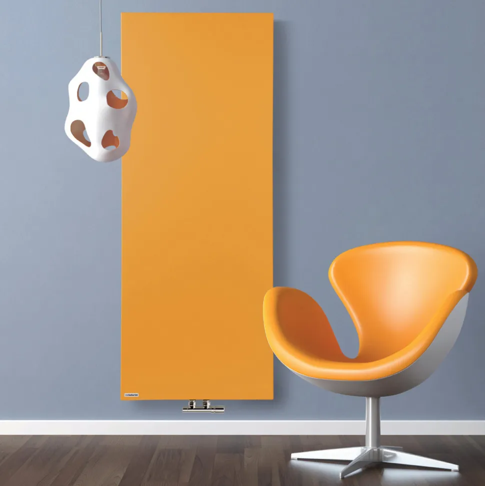 Termoarredo Ibrido di Design in Polvere di Marmo Italiano Liscio - Linee