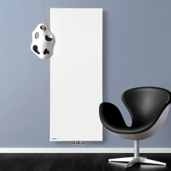 Termoarredo Ibrido di Design in Polvere di Marmo Italiano Liscio - Linee