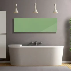 Termoarredo Ibrido di Design in Polvere di Marmo Italiano Liscio - Linee