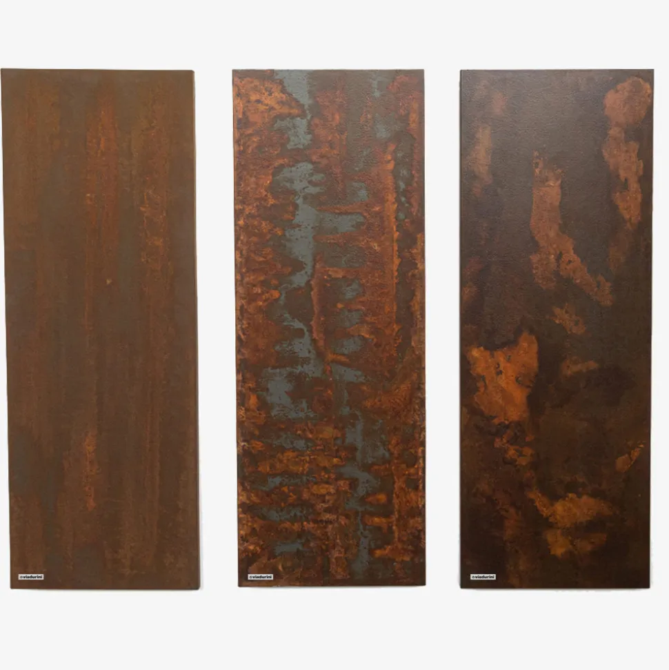 Termoarredo Ibrido Finitura Corten in Polvere di Marmo Italiano - Linee