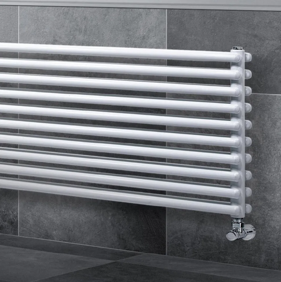 Termoarredo Idraulico con Doppia Serie di Elementi Orizzontali Made in Italy - Strega