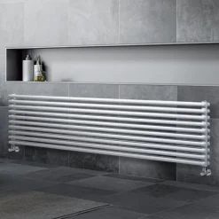 Termoarredo Idraulico con Doppia Serie di Elementi Orizzontali Made in Italy - Strega