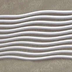 Termoarredo Idraulico con Elementi Orizzontali Curvati Made in Italy - Zucchero