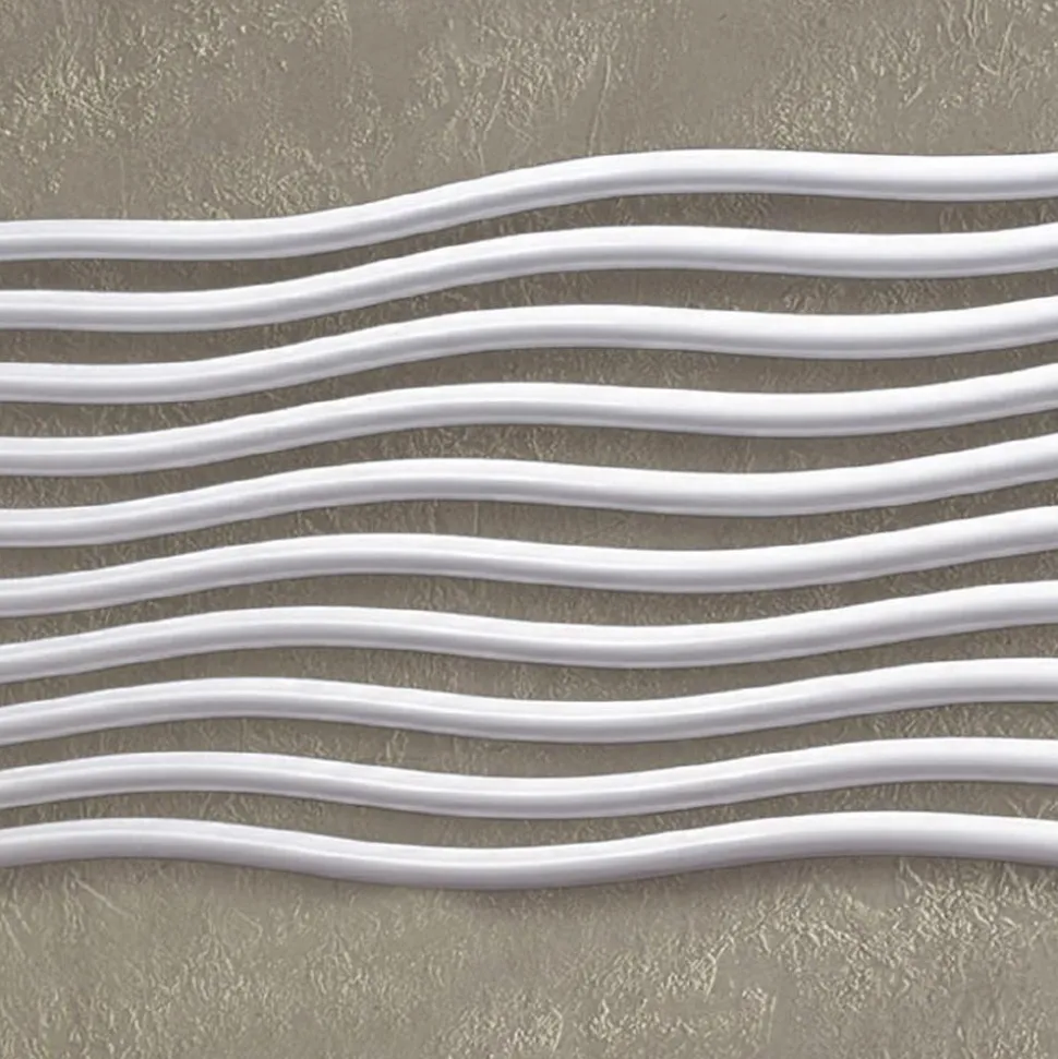 Termoarredo Idraulico con Elementi Orizzontali Curvati Made in Italy - Zucchero
