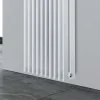 Termoarredo Idraulico con Elementi Piatti in Acciaio Bianco Traffico - Prugna
