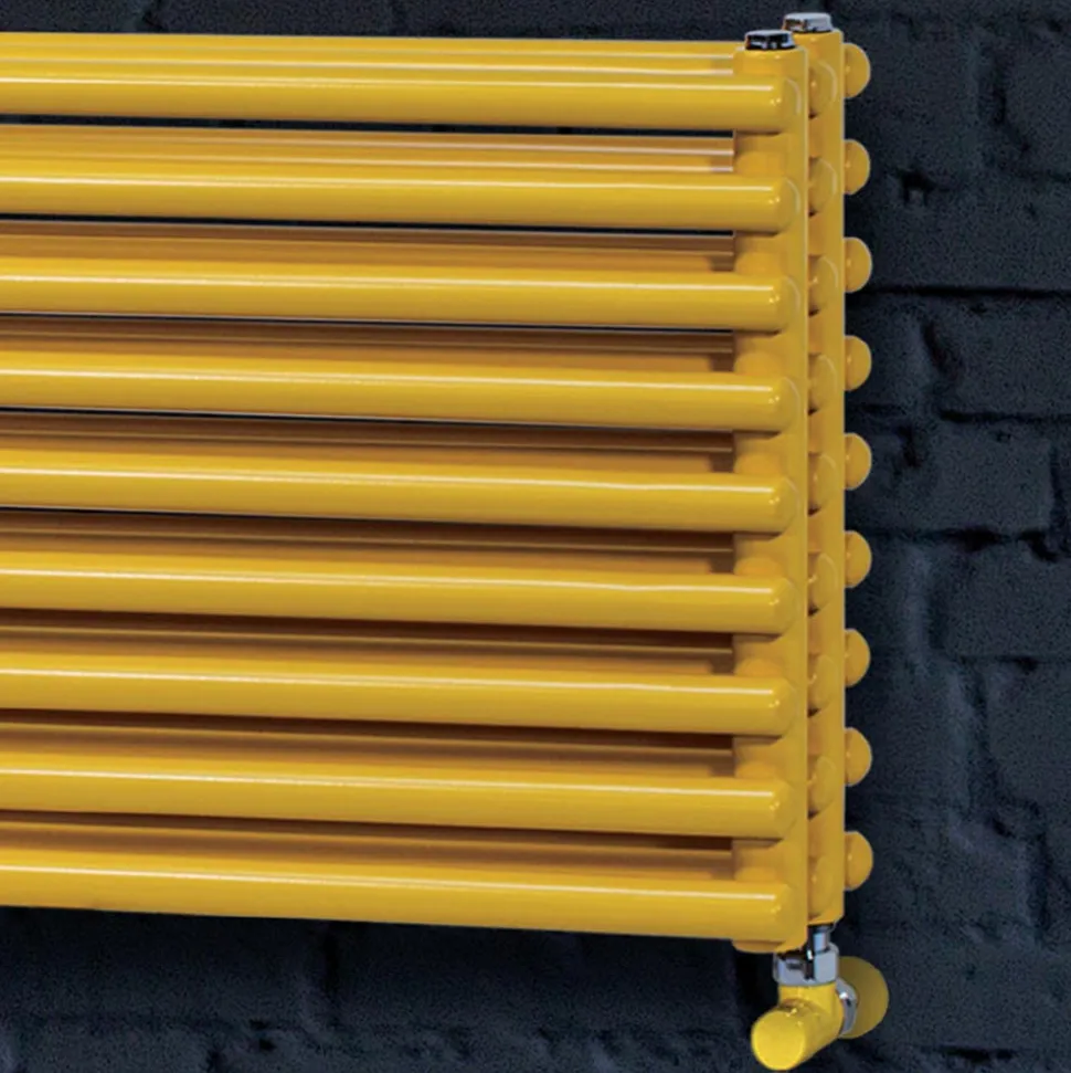 Termoarredo Idraulico con Tripla Serie di Elementi Orizzontali Made in Italy - Caramella