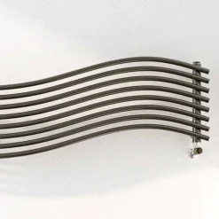 Termoarredo idraulico design moderno in acciaio Wave by Scirocco H