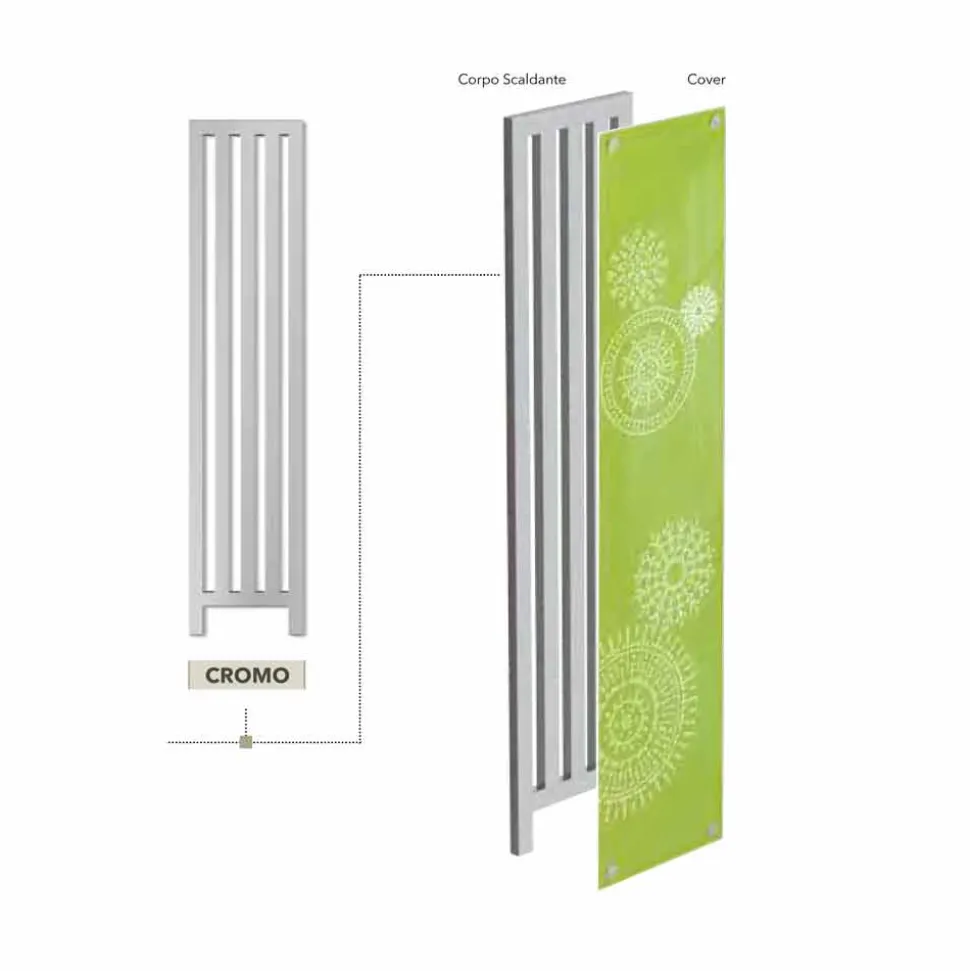 Termoarredo idraulico di design con cover New Dress by Scirocco H