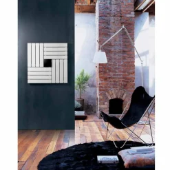 Termoarredo idraulico quadrato design made in Italy Square Scirocco H