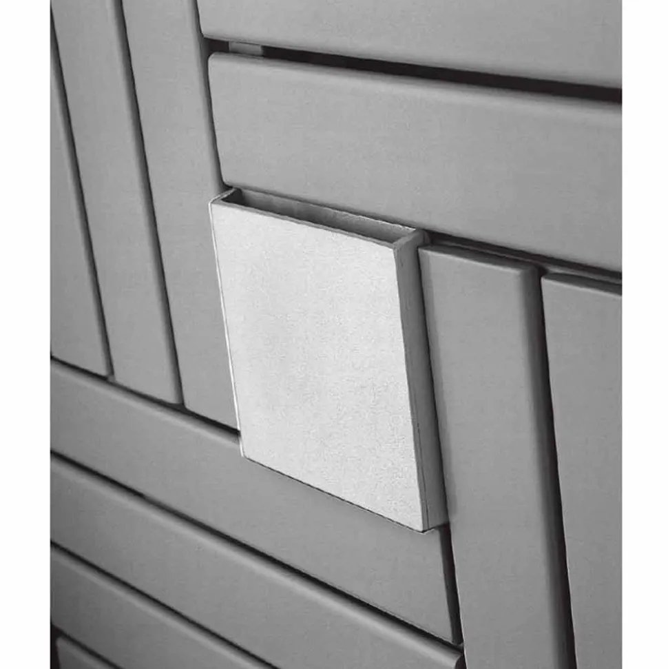 Termoarredo idraulico quadrato design made in Italy Square Scirocco H