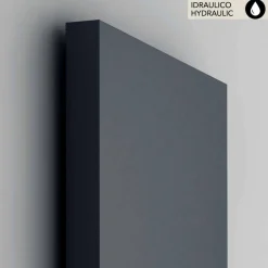 Termoarredo idraulico verticale, cover in acciaio, Scirocco H Light