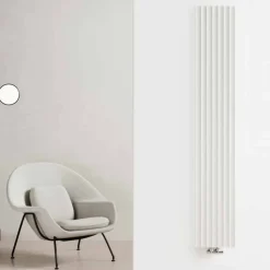 Termoarredo in Alluminio Design Moderno Idraulico a Parete fino 700 W - 100Righe