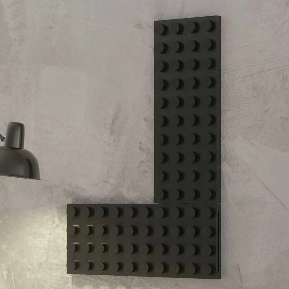 Termoarredo lego colorato elettrico moderno, Brick by Scirocco H