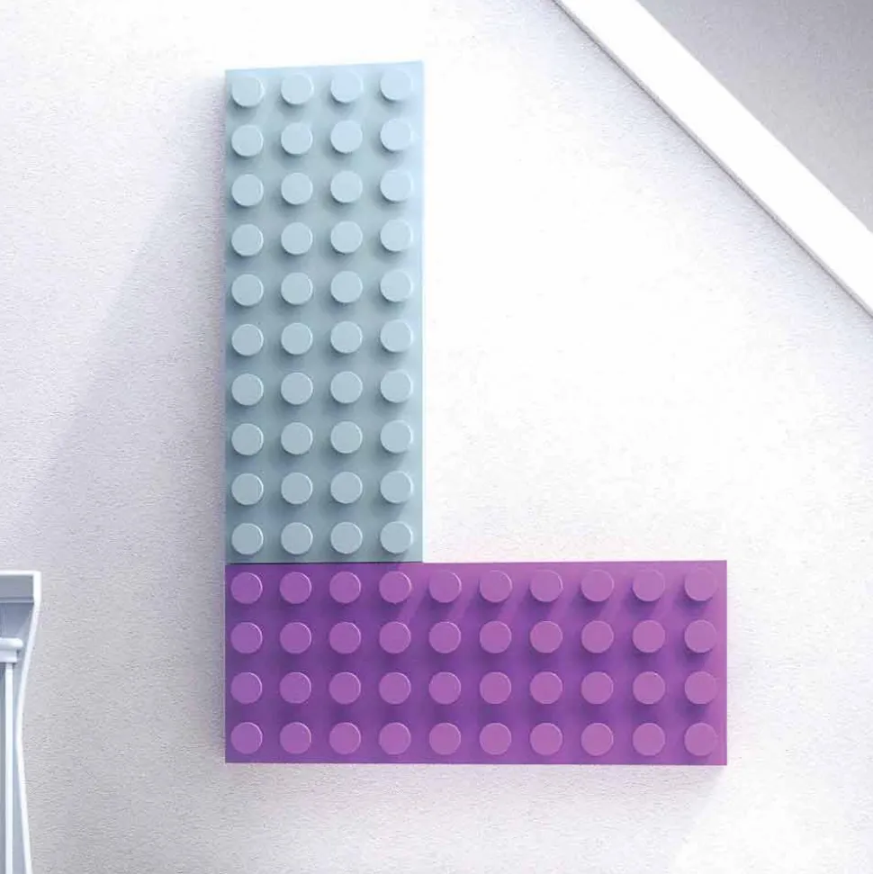 Termoarredo lego elettrico di design Brick made in Italy Scirocco H