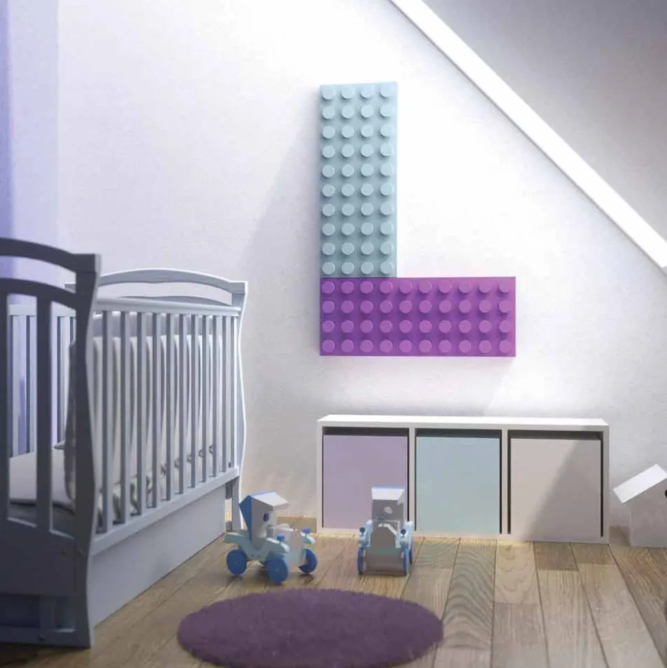 Termoarredo lego idraulico design moderno Brick by Scirocco H